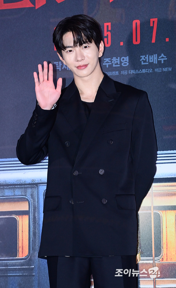 배우 최보민이 24일 오후 서울 용산구 CGV 용산아이파크몰에서 열린 영화 '괴기열차'(감독 탁세웅) 언론시사회에 참석하고 있다. [사진=정소희 기자]