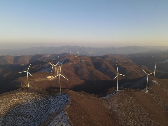 태백가덕산 풍력단지. [사진=코오롱글로벌]