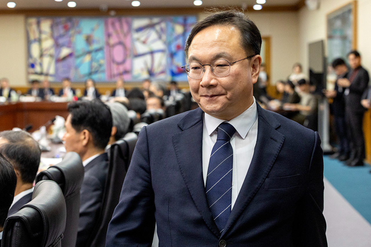 박영재 법원행정처장이 지난 25일 서울 서초구 대법원에서 열린 전국법원장회의에 참석하고 있다. 2026.2.25 [공동취재] [사진=연합뉴스]