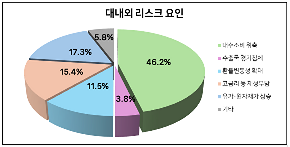 대내외 리스크 요인. [사진=포항상공회의소]