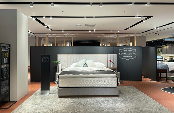 에이스침대 '로얄에이스 100' 팝업스토어 전경. [사진=에이스침대]