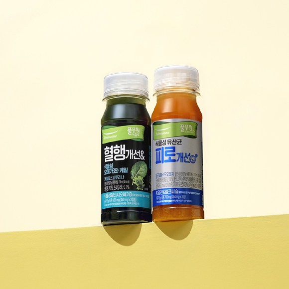 풀무원헬스케어의 융복합 건강기능식품 신제품 2종. [사진=풀무원]