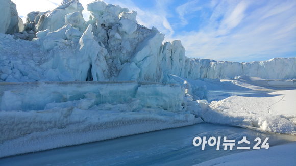 남극의 올해 1월 바다얼음이 기록상 가장 낮은 수치를 기록한 것으로 나타났다. [사진=정종오 기자]