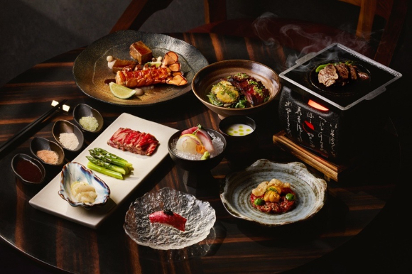 더 팀버 하우스, 한우 오션 테이스팅 코스 이미지. [사진=파크하얏트 서울]