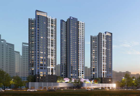 &lsquo;홍은1구역 공공재개발&rsquo; 투시도. [사진=두산건설]