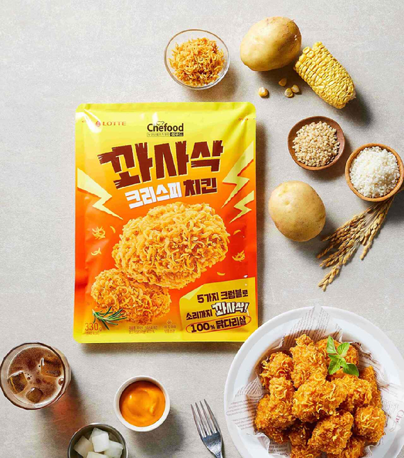 쉐푸드 치킨 신제품. [사진=롯데웰푸드]