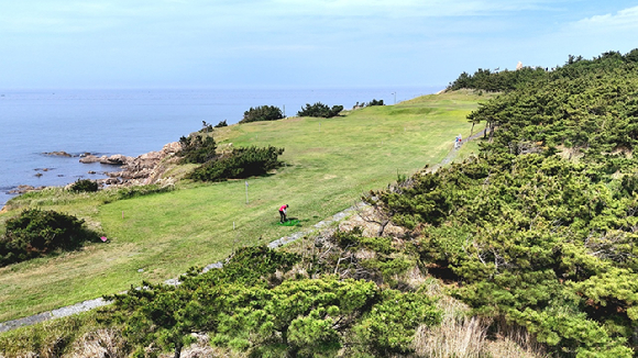 웨이하이 유공도 파크골프장 전경. [사진=모두투어]