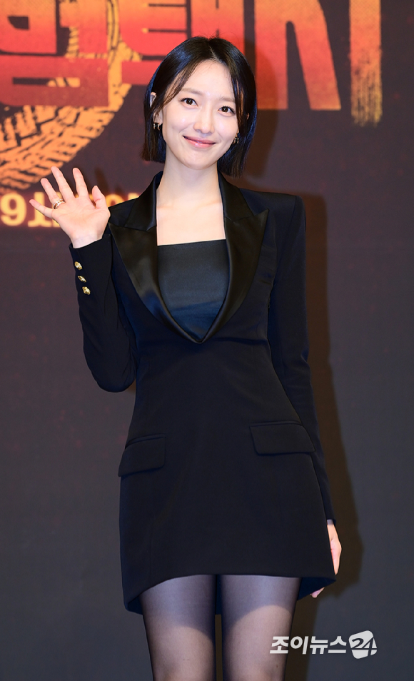 배우 표예진이 18일 오후 서울 양천구 목동 SBS에서 열린 SBS 새 금토드라마 '모범택시3' 제작발표회에 참석하고 있다. [사진=정소희 기자]