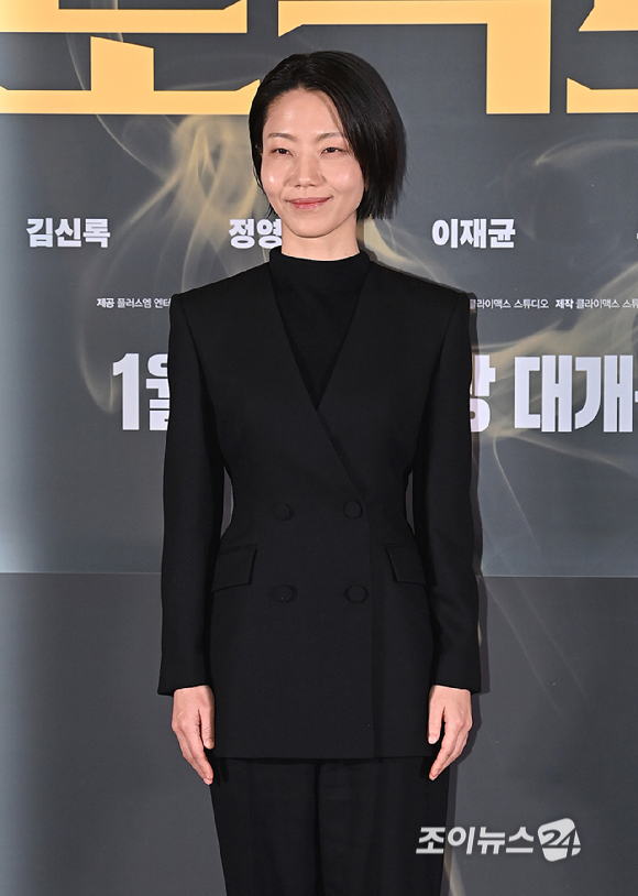 배우 김신록이 8일 오후 서울 송파구 신천동&nbsp;롯데시네마 월드타워점에서 열린 영화 '프로젝트 Y' 언론시사회에서 포토타임을 갖고 있다. [사진=곽영래 기자]