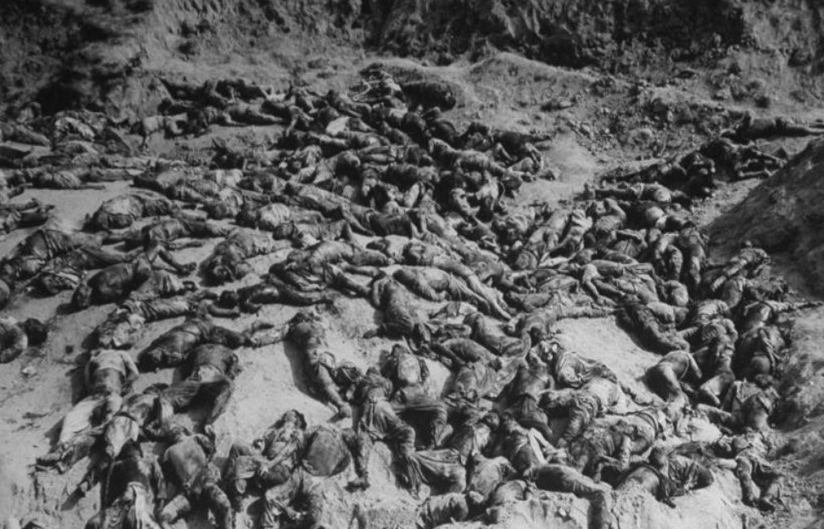 여순사건으로 학살된 국군포로와 민간인들 1952년 장소미상.[재미사학자 유광언씨 제공] [사진=연합뉴스]