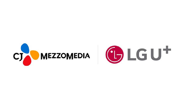외쪽부터 CJ메조미디어, LG유플러스 로고. [사진=CJ메조미디어]