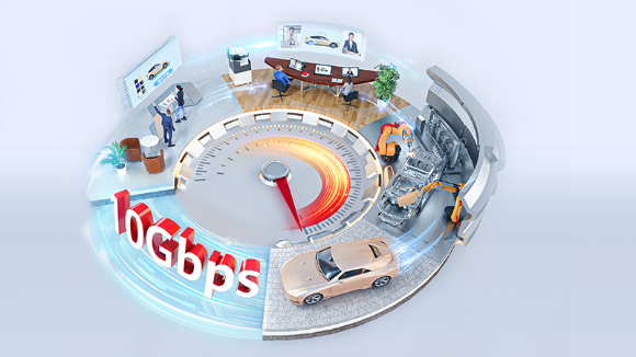 화웨이가 국내 최초로 선보이는 고품질 캠퍼스 네트워크 솔루션 '10Gbps 클라우드 캠퍼스' [사진=화웨이]