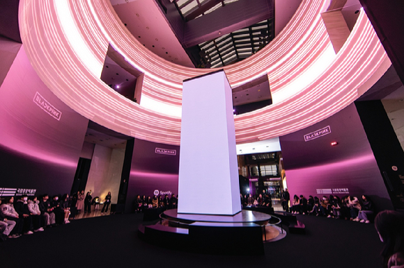 2월 26일부터 3월 8일까지 서울 용산구 국립중앙박물관에서 '국중박 X 블랙핑크' 프로젝트가 진행된다. [사진=정소희 기자, YG엔터테인먼트]