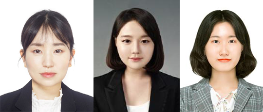  송현선·황지현·박혜지 주무관(왼쪽부터). [사진=충주교육지원청]