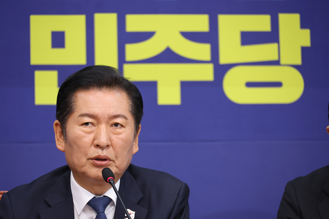 더불어민주당 정청래 대표가 8일 서울 여의도 국회에서 열린 최고위원회의에서 발언하고 있다. 2025.12.8 [사진=연합뉴스]