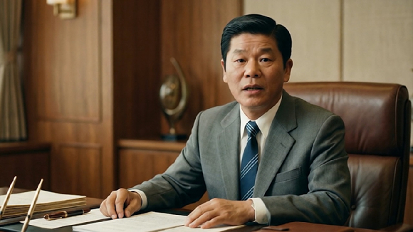 SK그룹 창립 73주년을 맞아 제작된 영상에서 인공지능(AI)으로 재현된 최종현 선대회장이 SK 구성원들에게 메시지를 전하고 있다. [사진=SK]