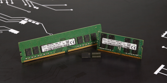 SK하이닉스가 개발한 3세대 10나노급(1z) DDR4 D램 [사진=SK하이닉스]