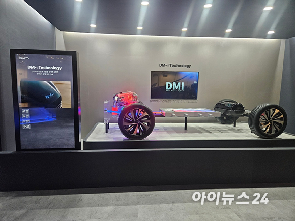 BYD 씨라이언 6 DM-i 모델 [사진=설재윤 기자]