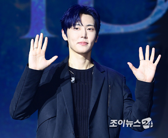 그룹 에스에프나인(SF9) 재윤이 26일 오후 서울 마포구 상암동 큐브컨벤션센터에서 열린 SF9 정규 2집 '터내서티(TENACITY)' 프레스 쇼케이스에 참석하고 있다. [사진=정소희 기자]