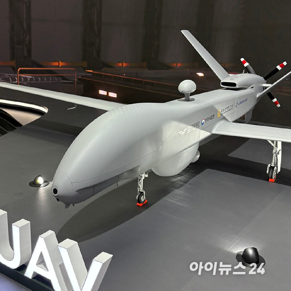 저피탐 무인 편대기 [사진=권서아 기자]