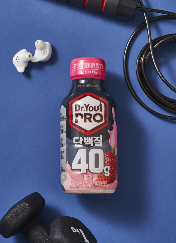 닥터유PRO 단백질드링크 40g 딸기. [사진=오리온]
