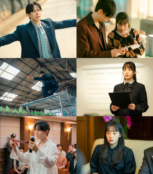 배우 이준호, 김민하가 tvN '태풍상사'에서 열연하고 있다. [사진=tvN]