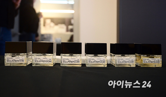 31일 서울 성동구 성수동 케이팝아케이드에서 향으로 공간을 만드는 프래그런스 브랜드 '스퀘어룸(SQUAREROOM)' 신제품 론칭 행사가 열렸다. [사진=정소희 기자]
