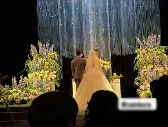 남보라 결혼식 현장 [사진=양지은 SNS]