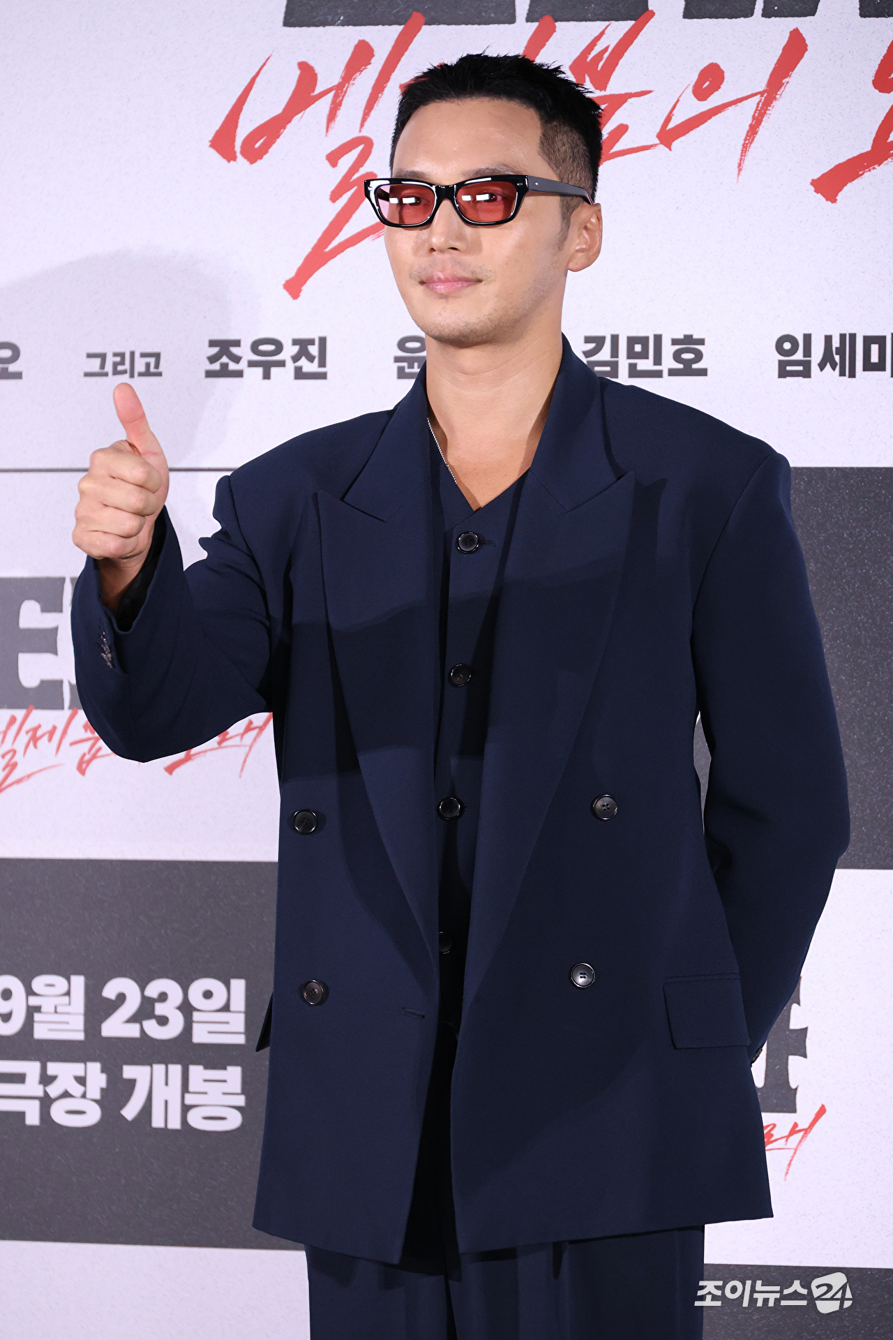 배우 변요한이 18일 서울 용산구 CGV용산아이파크몰점에서 진행된 영화 '타짜: 벨제붑의 노래'(감독 최국희) 제작보고회에 참석해 포즈를 취하고 있다. [사진=문수지 기자]