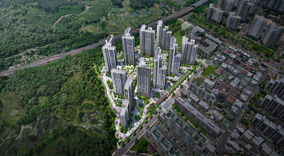 청주 롯데캐슬 시그니처 조감도. [사진=롯데건설]