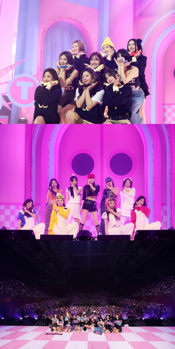 트와이스 팬미팅 '원스 어게인' 현장 이미지 갈무리 [사진=JYP엔터테인먼트]