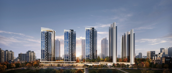 송파한양2차 재건축 투시도. [사진=GS건설]