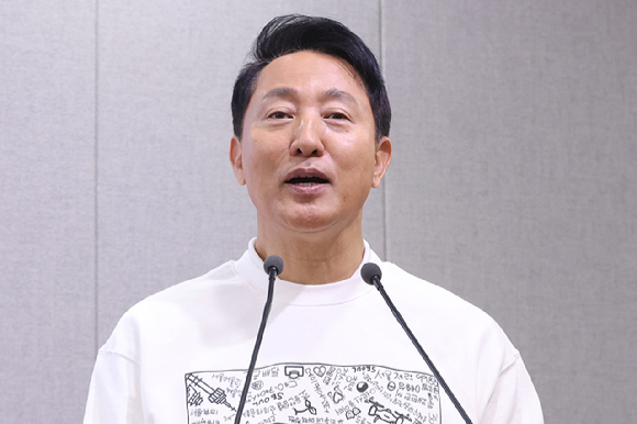 오세훈 서울시장이 10월 30일 서울시청에서 열린 '2026년 서울특별시 예산안 기자설명회'에서 발언하고 있다. [사진=연합뉴스]