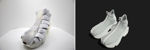 고온다습한 환경에 주목한 인터렉티브 운동화 &rsquo;쿨런&lsquo;. [사진=KAIST]