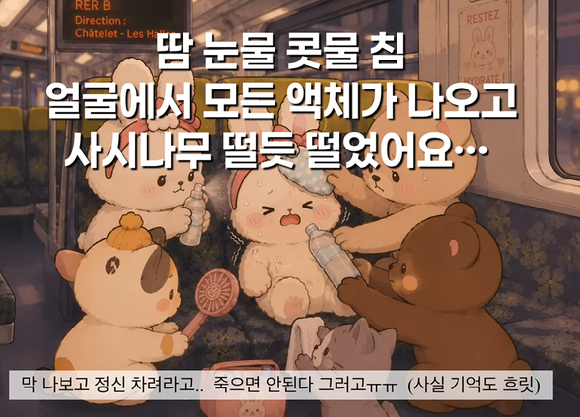 프랑스 파리의 한 주방에서 일하던 한국인 제과사가 최고 49도에 달하는 폭염 속에서 근무하다 열사병으로 쓰러져 응급실로 이송된 사연이 공개됐다. 사진은 해당 유튜버가 올린 참고용 이미지. [사진=유튜브 @렉산 lexan]