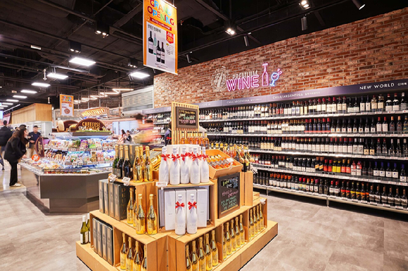 이마트 푸드마켓 고덕점 와인코너. [사진=이마트]