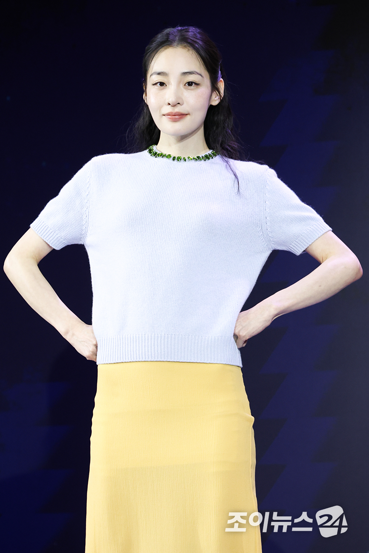 배우 김민하가 28일 오전 서울 영등포구 여의도 페어몬트 앰배서더 서울 호텔에서 진행된 넷플릭스 '꿀알바' 제작발표회에 참석해 포즈를 취하고 있다. [사진=문수지 기자]
