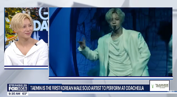 태민, 美 '굿데이 LA' 출연 "코첼라, 내게 유의미한 무대⋯신인의 마음으로"