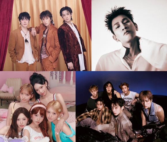 FT아일랜드, 크러쉬, 몬스타엑스, 리센느 [사진=각 소속사]