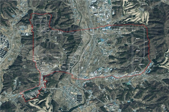 용인 첨단시스템반도체 국가산업단지 항공사진 [사진=LH]