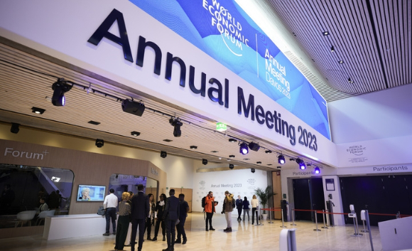 지난해 1월 스위스 다보스에서 열린 세계경제포럼(WEF) 연차총회 전경.
