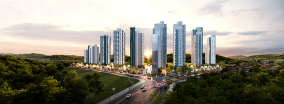 푸르지오 센트로 원의 석경 투시도. [사진=대우건설]