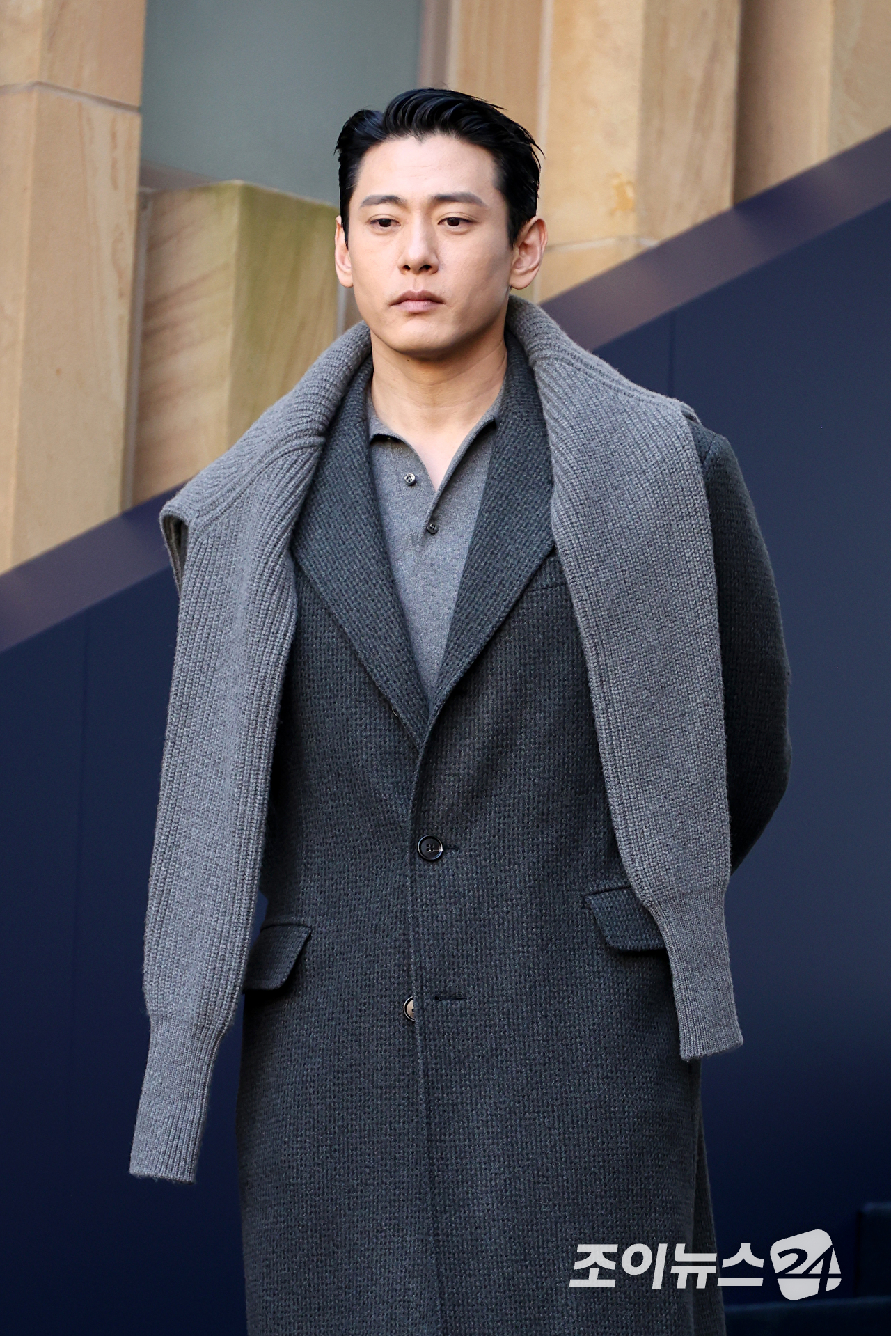 배우 유태오가 15일 오후 서울 종로구 석파정 서울미술관에서 진행된 패션 아이콘 랄프 로렌의 삶을 조명한 HBO 다큐멘터리 '베리 랄프' 스크리닝 이벤트에 참석해 포즈를 취하고 있다. [사진=문수지 기자]