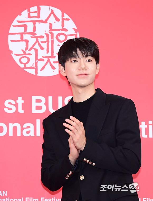 배우 배현성이 10일 부산 해운대구 영화의전당에서 열린 제31회 부산국제영화제 '실낙원' 기자회견에 참석하고 있다. [사진=정소희 기자]