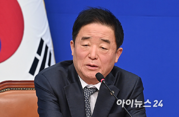 강득구 더불어민주당 신임 최고위원이 12일 서울 여의도 국회에서 열린 최고위원회의에서 발언하고 있다. [사진=곽영래 기자]