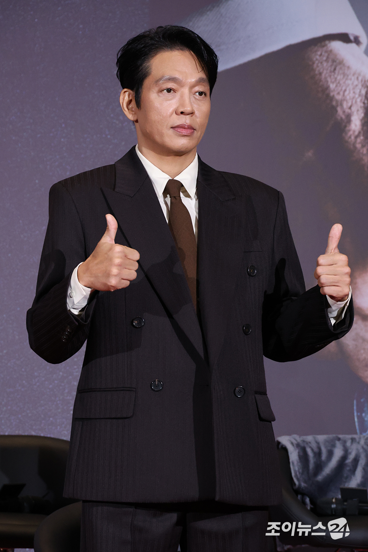 배우 박지환이 31일 서울 강남구 삼성동 메가박스 코엑스점에서 진행된 영화 '암살자(들)'(감독 허진호) 쇼케이스에 참석하고 있다. [사진=문수지 기자]