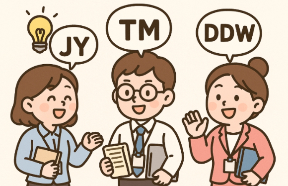 챗GPT로 '코드네임'을 사용하는 직장인들을 그린 그림. [사진=챗GPT]