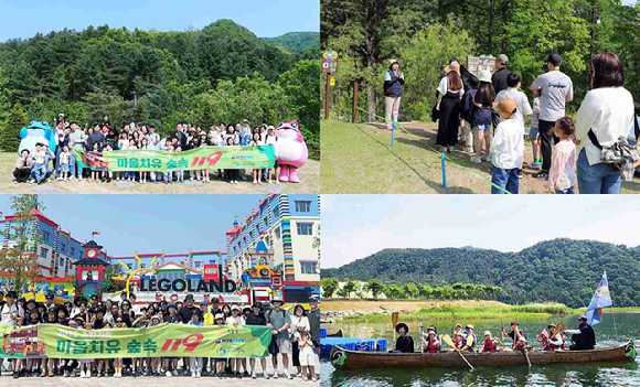 하이트진로는 지난 5, 6월 4차수에 걸쳐 '2025 하이트진로 소방가족 힐링 캠핑 페스티벌'을 개최했다. [사진=하이트진로]