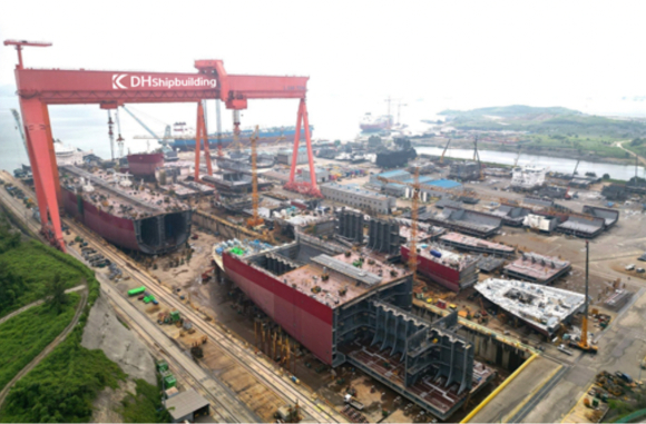 대한조선 야드 전경 모습. [사진=대한조선]