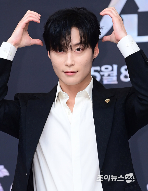 배우 허남준이 7일 오후 서울 양천구 목동 SBS사옥에서 열린 SBS 새 금토드라마 '멋진 신세계' 제작발표회에 참석하고 있다. [사진=정소희 기자]